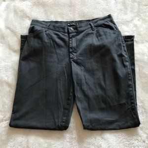 Lee Rider Relaxed fit straight leg pants grey sz 14